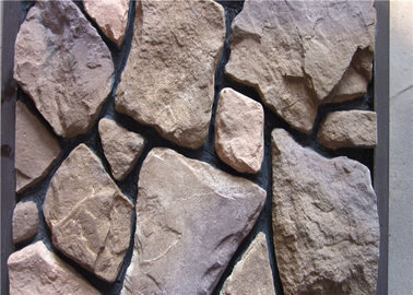 Scattered Artificial Rock Siding For Villas / Railway Station Steam - Cured